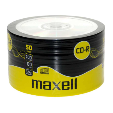 Maxell CD-R 700MB/80min 52x speed Cake box 50τμχ