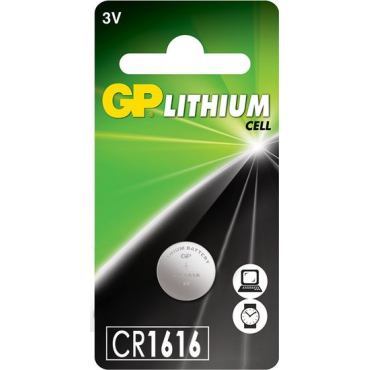 GP Μπαταρία Λιθίου CR1616 3V 55mAh