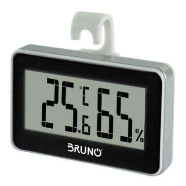 Bruno Ψηφιακό Θερμόμετρο & Υγρασιόμετρο °C & °F Λευκό