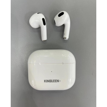 Kingleen Ασύρματα Ακουστικά Earbuds Bluetooth με Θήκη Φόρτισης λευκά