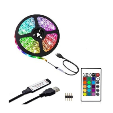 Andowl Αδιάβροχη LED Ταινία RGB Μήκους 3m με Τηλεχειριστήριο