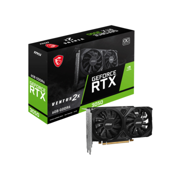 MSI VGA PCI-E NVIDIA RTX 3050 VENTUS 2X E 6G OC