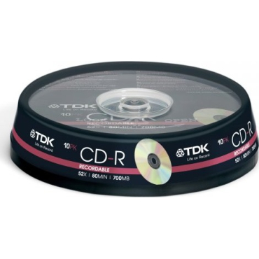 Tdk Cdr 10cake 52x