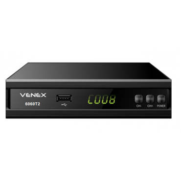 Επίγειος Ψηφιακός Δέκτης DVB-T2 MPEG-4 VENEX 6060T2 High Definition
