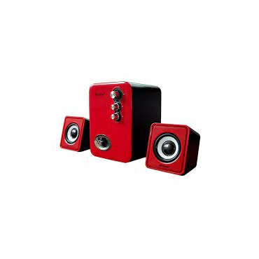 Multimedia Usb Ηχεία / Model: U-2100 Black/Red 5W+3Wx2/4Ω