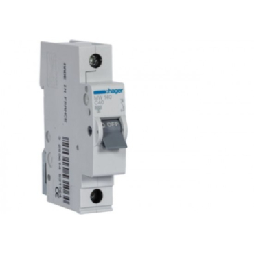 Hager Αυτόματη Ασφάλεια 1p C20a 3ka