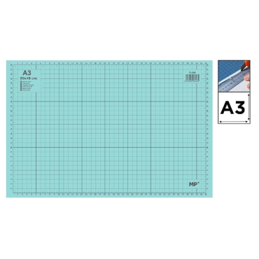 MP Επιφάνεια Κοπής A3 με Κλίμακα 30x45cm Πράσινη PL906