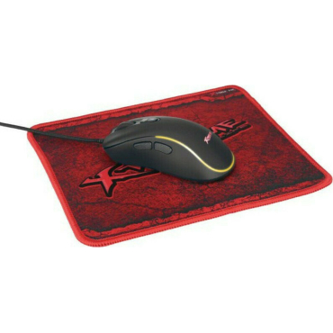Xtrike Me Gaming Ποντίκι με Mousepad Μαύρο