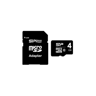 Silicon Power Micro Sdhc / 4gb / Cl 4 Wa
