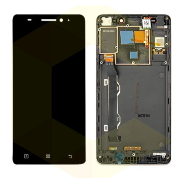Γνήσια Οθόνη LCD Με Μηχανισμό Αφής Lenovo A7000-A Black