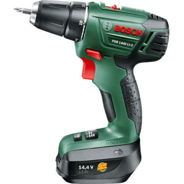 Bosch Δραπανοκατσάβιδο Μπαταρίας 14.4VLI 1x1.5Ah PSR144OL με 2 μπαταρίες