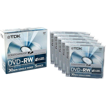TDK DVD-RW 8cm JC SP/30min/5p