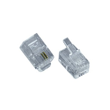 Τηλεφωνικό Φις 6P4C YH6-604 (SS320) CZT Rohs *(x100τεμ.)