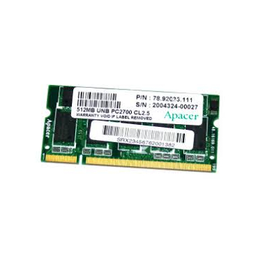 Apacer DDR-Sod 512Mb 333Mhz Pc2700