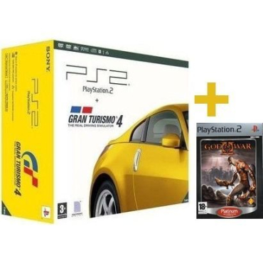 PlayStation 2 + Grand Turismo 4 + God Of War 2