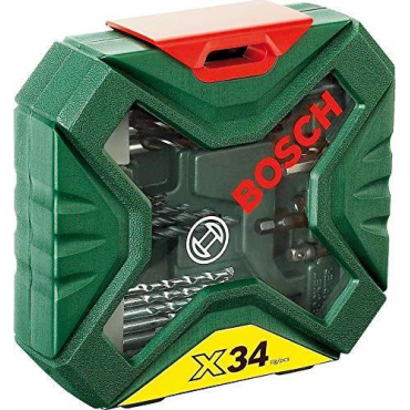 Bosch Σετ X-Line Classic Τρυπάνια & Μύτες & Καρυδάκια 34τμχ.