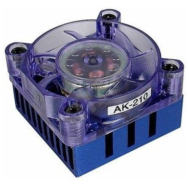 Akasa Ak-210 Chipset Cooler Blue Lo Noise 38 x 38 x 13mm
