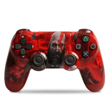 Doubleshock Ασύρματο Χειριστήριο για PS4, God Of War, Κόκκινο