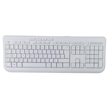 Keyboard Corded Lynea Greek - Usb White