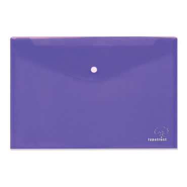 Φάκελος Κουμπί Α4 Purple Typotrast