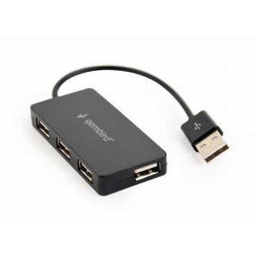 Gembird USB Hub 2.0 4-Port Μαύρο
