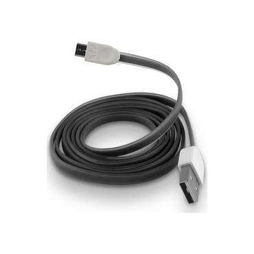 Forever Flat Usb Iphone 6/5/5s/5c And Ipad 1,5m Black Red