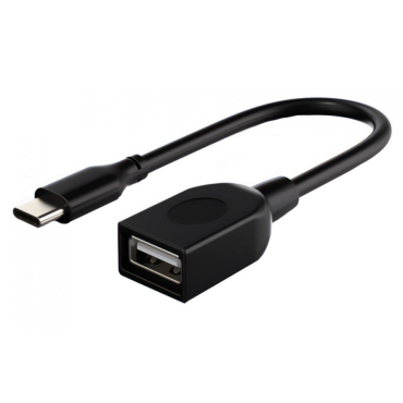 Cabletime Καλώδιο USB Type-C Σε USB 2.0 Cmaf2 480Mbps 0.15m Μαύρο