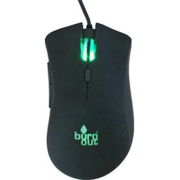 Burn Out Gaming Ενσυρματο Ποντικι Black 2000dbi