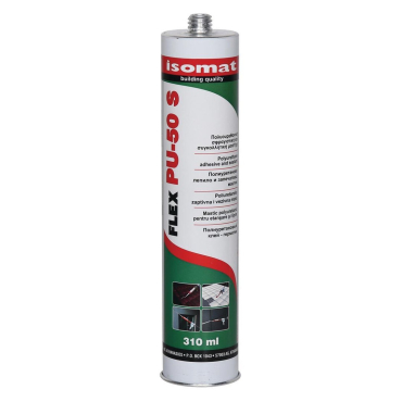 Σφραγιστική Μαστίχη ISOMAT FLEX PU 50 S Ενός Συστατικού 0,31L Σε Γκρι Χρωμα