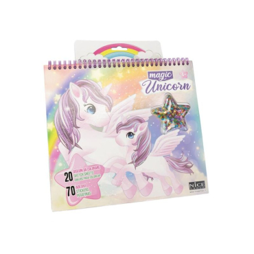 Μπλοκ Ζωγραφικής Magic Unicorn