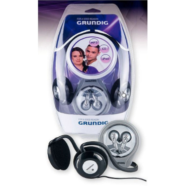 Grundig Neckband Stereo Headphones 2 In 1 Combo 3,5mm
