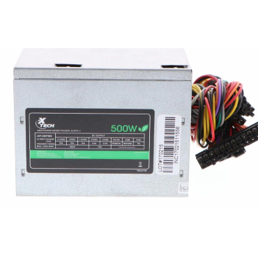 Xtech 500W Power Supply with 2 SATA connectors