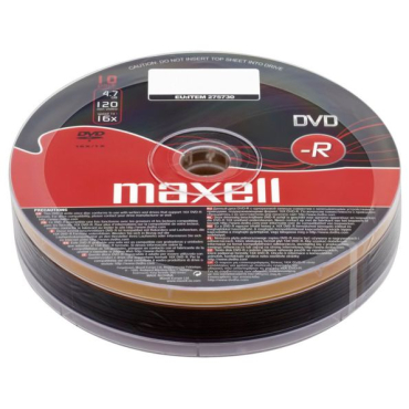 Maxell DVD-R 4.7GB/120min 16x speed Cake Box 10τμχ