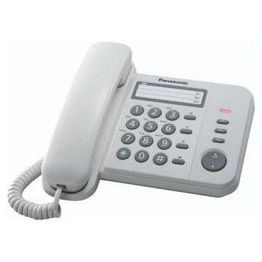 Panasonic Τηλέφωνο Λευκό Model Kxts520ex Eu