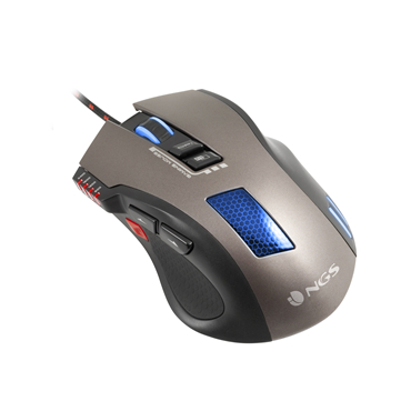 Ngs Gaming Mouse Wired Optical Gmx-105 Gaming Mouse Pad Included