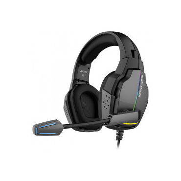 Nod Gaming headset με αναδιπλούμενο μικρόφωνο & rainbow RGB LED φωτισμό
