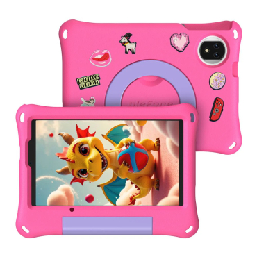 ULEFONE tablet Tab A9 Pro Kids, 8.68, 4/128GB, 4G, Android 15, 5040mAh, ροζ