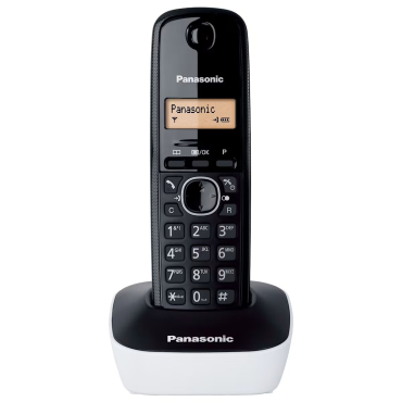 Panasonic Ασύρματο Τηλέφωνο KX-TG1611 Άσπρο/Μαύρο