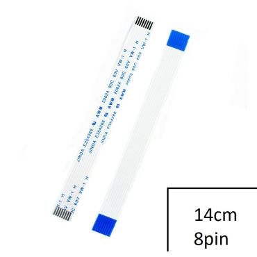 Ffc Cable Ribbon 8 Pin 1.0mm Pitch 140mm