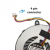 Ανεμιστηράκι Laptop CPU Fan για HP 15-BA079DX, 15-ba070ng, 15-ba038ca, 15-BA078DX