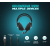 Celebrat gaming headset e-Sports GM-1 με μικρόφωνο LED 3.5mm 50mm μαύρο