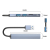 ORICO USB hub με card reader 3 θυρών 5Gbps USB-C σύνδεση γκρι