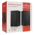 Powertech ηχεία Premium sound 2x 3W 3.5mm μαύρα
