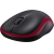 Logitech Ασύρματο Ποντίκι Μαύρο Κόκκινο M185