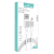 Powertech Καλώδιο USB σε Micro USB eco 12W 2.4A 1m Λευκό