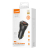 Ldnio φορτιστής αυτοκινήτου C103 με καλώδιο USB-C, USB/USB-C, 60W, μαύρος