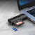 Kakusiga Card Reader KSC-1411 για SD & Micro SD 480Mbps USB Σύνδεση Μαύρο