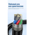 Pavareal Καλώδιο Ταχείας φόρτισης USB-C σε USB-C, Braided, 1.2m, μαύρο