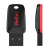 NETAC USB Flash Drive U19 64GB USB 2.0 μαύρο