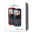 Powertech Κινητό Τηλέφωνο Sentry Eco Dual SIM με μεγάλα πλήκτρα, κόκκινο